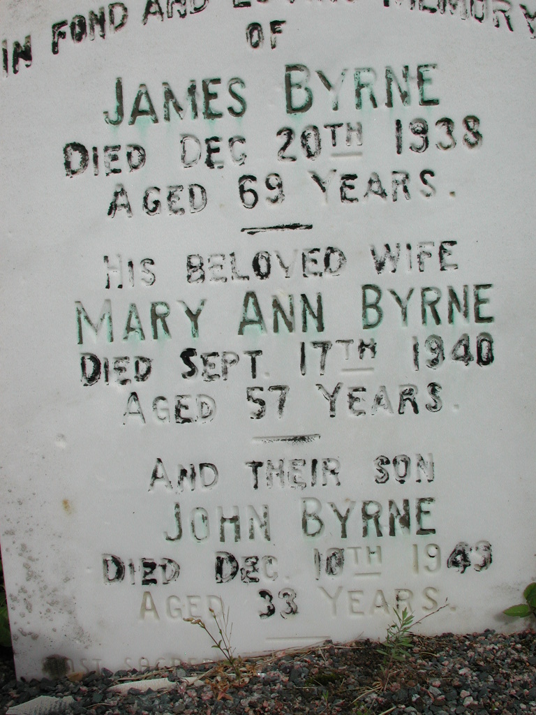 Headstone